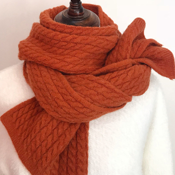Ženski pleteni šal - warp-knit poliester, topao za zimu, marka Pei Yang Knitting, poliester 81–95%