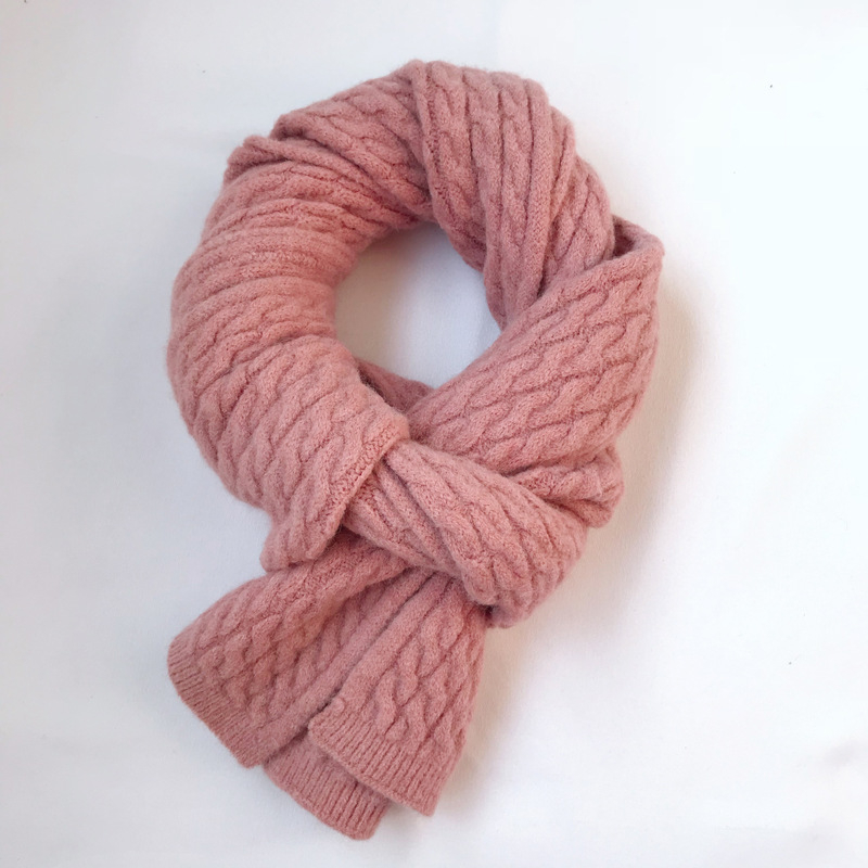 Ženski pleteni šal - warp-knit poliester, topao za zimu, marka Pei Yang Knitting, poliester 81–95%