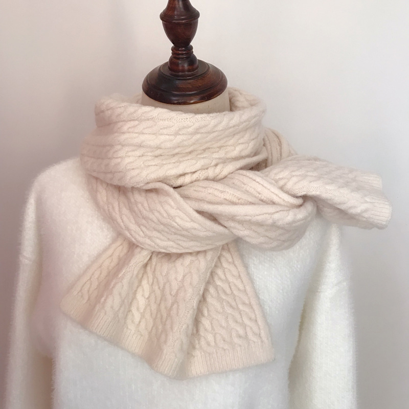 Ženski pleteni šal - warp-knit poliester, topao za zimu, marka Pei Yang Knitting, poliester 81–95%