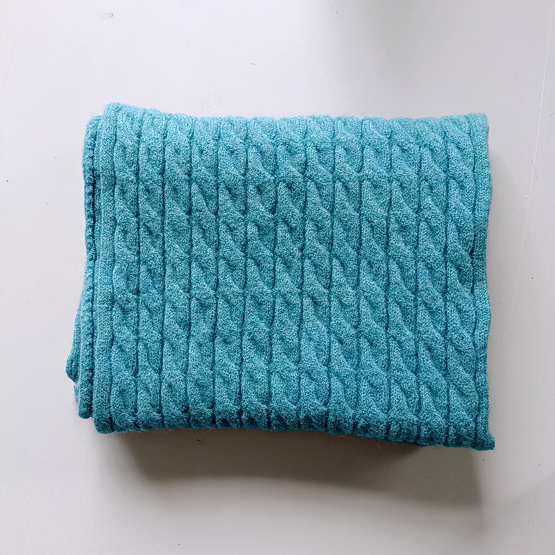 Ženski pleteni šal - warp-knit poliester, topao za zimu, marka Pei Yang Knitting, poliester 81–95%