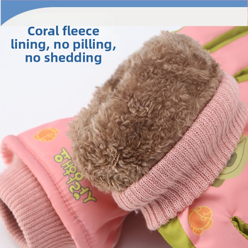 Bērnu slēpošanas cimdi, universāls, karikatūru raksts, adīti, saglabā siltumu