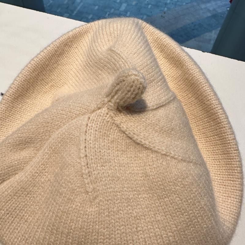 Beret kapa za bebe od vunene pliš, sa zaštitom od sunca, proljeće 2025 izdanje