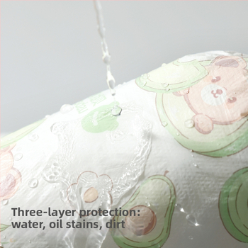 Bērnu vienreizējās roku aizsargi — ūdensnecaurlaidīgi, pret netīrumiem, eļļas izturīgi; karikatūra; Beites; materiāli: neaudums, PE plēve, spandex; vecuma grupa: līdz 1 gadam; sezona: ziema, pavasaris, rudens