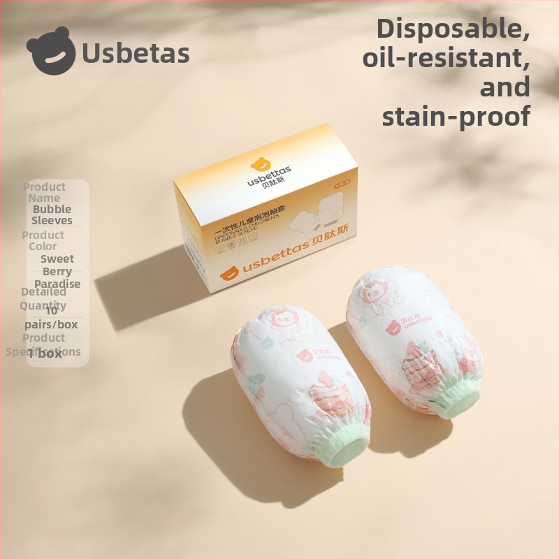 Bērnu vienreizējās roku aizsargi — ūdensnecaurlaidīgi, pret netīrumiem, eļļas izturīgi; karikatūra; Beites; materiāli: neaudums, PE plēve, spandex; vecuma grupa: līdz 1 gadam; sezona: ziema, pavasaris, rudens