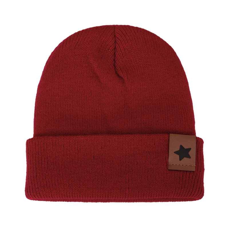 Pălărie tricotată pentru copii din acril, iarnă, cu stea cu cinci colțuri, caldă și rezistentă la vânt, în formă de dom, pentru vârste 2-4, 4-6, 8-10 și peste 10 ani.