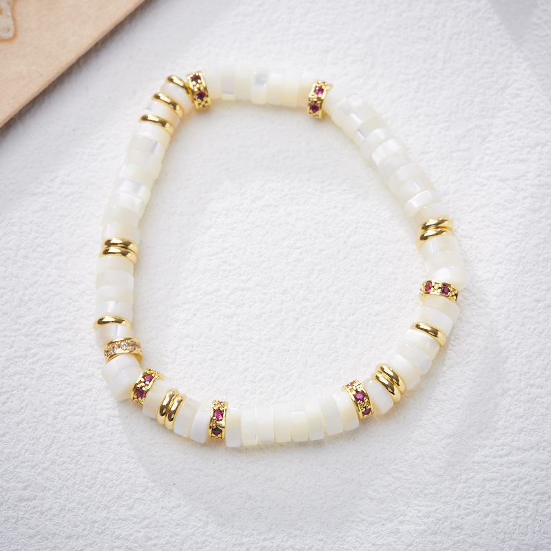 Brățară din pietre multiple, lucrată manual pentru femei — design geometric, inspirație naturală, Feiyi