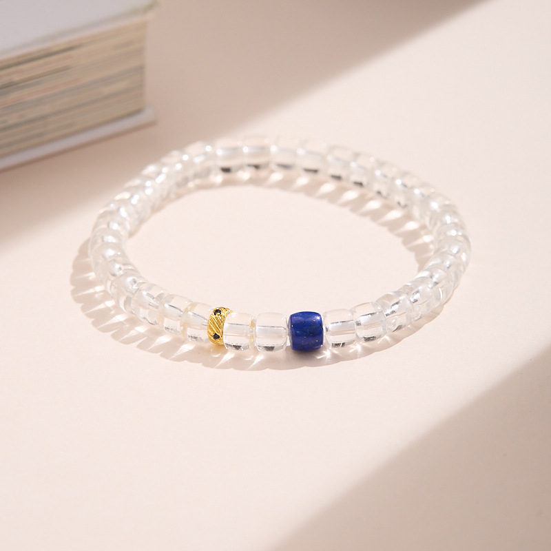 Brățară din pietre multiple, lucrată manual pentru femei — design geometric, inspirație naturală, Feiyi