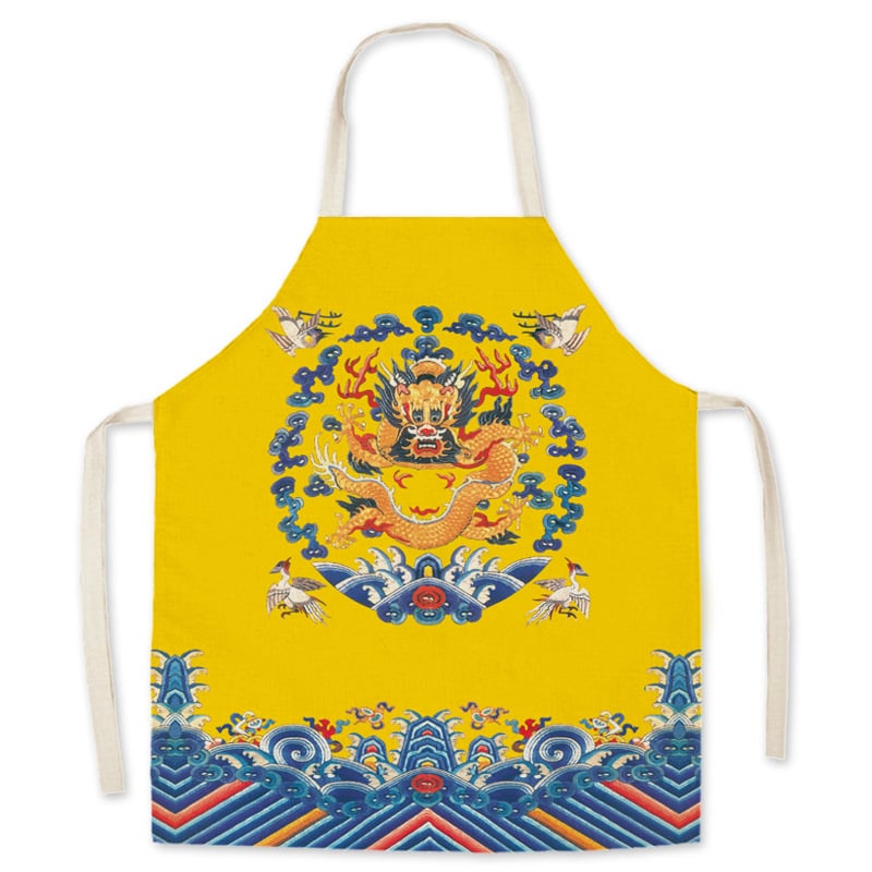 Virtuves priekšauts bez piedurknēm, noturīgs pret netīrumiem, poliesters, raksts ar rakstzīmēm (mūsdienīgs minimālisma stils)