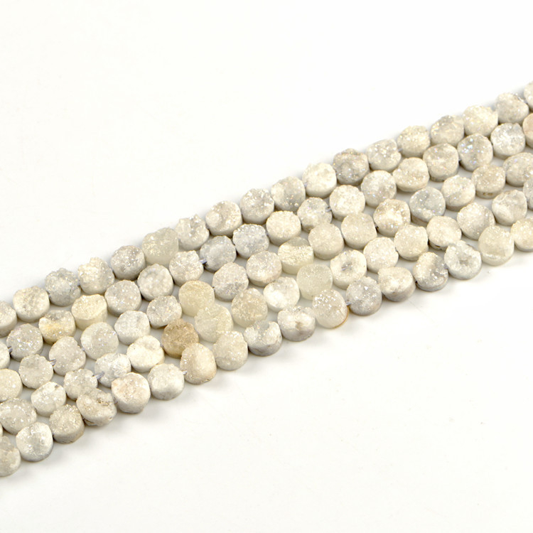 Crystal Flower apaļas dabas akmens pērlītes – brīvās pērlītes, zīmols XHYP