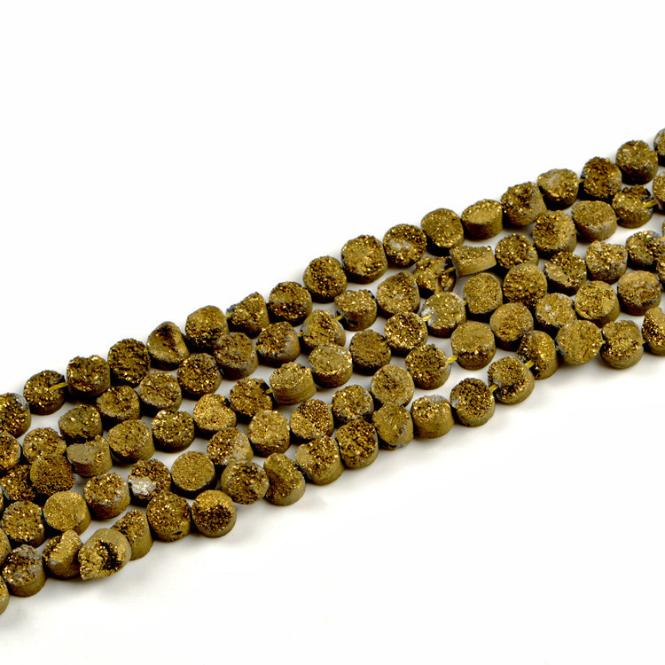 Crystal Flower apaļas dabas akmens pērlītes – brīvās pērlītes, zīmols XHYP