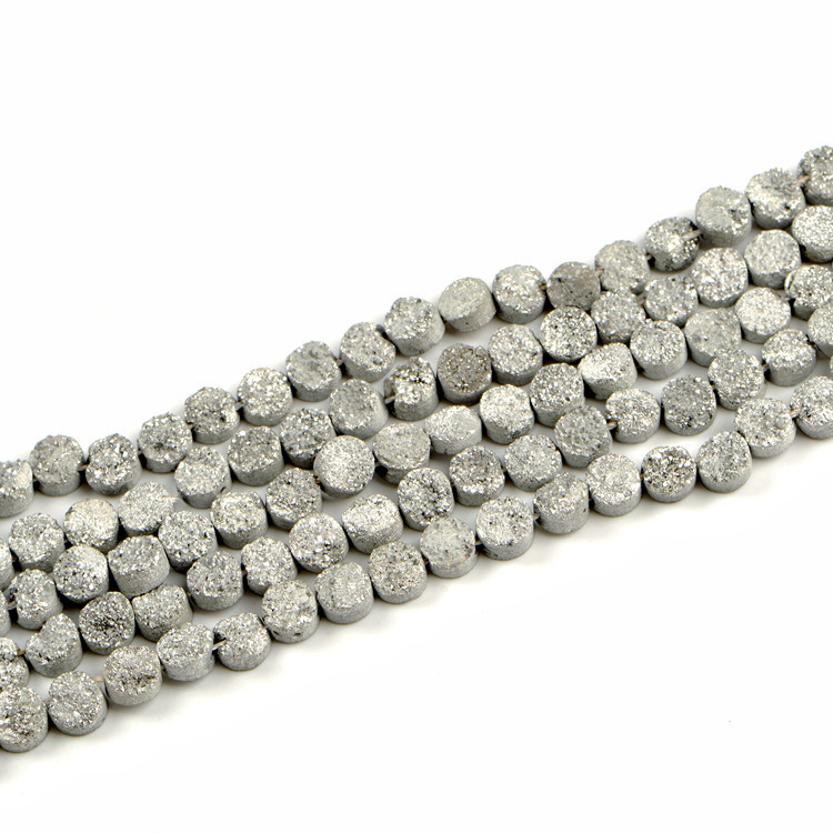 Crystal Flower apaļas dabas akmens pērlītes – brīvās pērlītes, zīmols XHYP