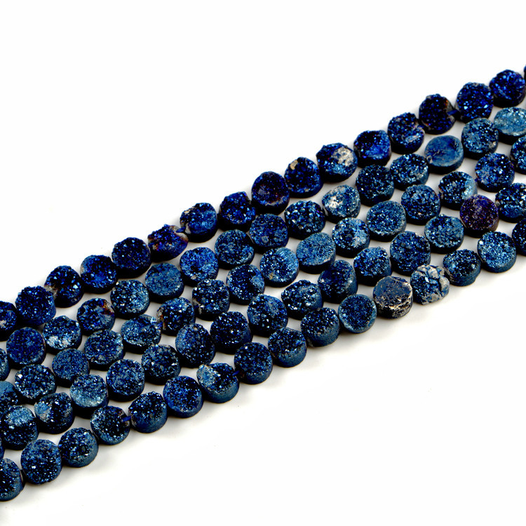 Crystal Flower apaļas dabas akmens pērlītes – brīvās pērlītes, zīmols XHYP