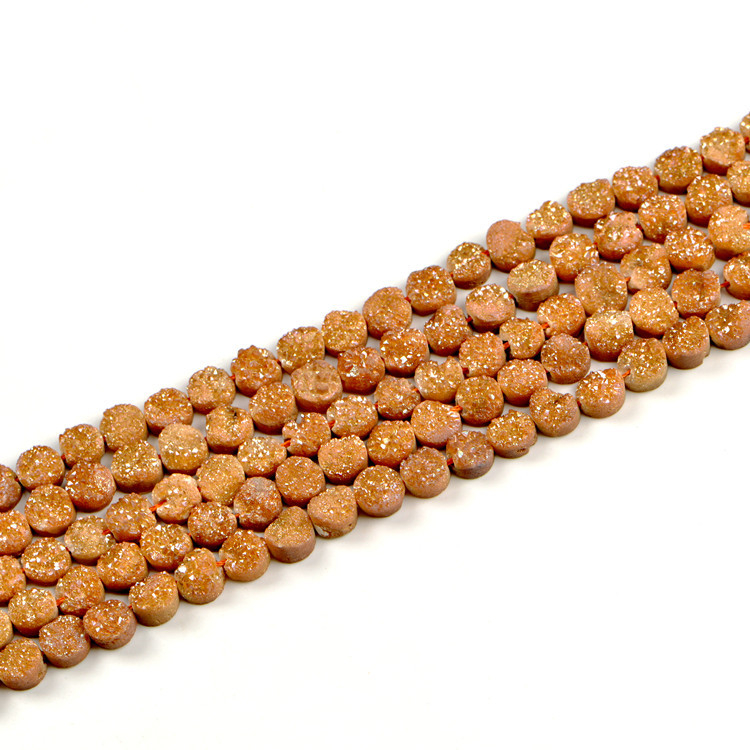 Crystal Flower apaļas dabas akmens pērlītes – brīvās pērlītes, zīmols XHYP