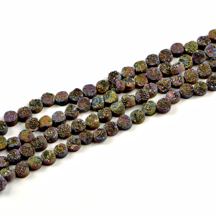 Crystal Flower apaļas dabas akmens pērlītes – brīvās pērlītes, zīmols XHYP