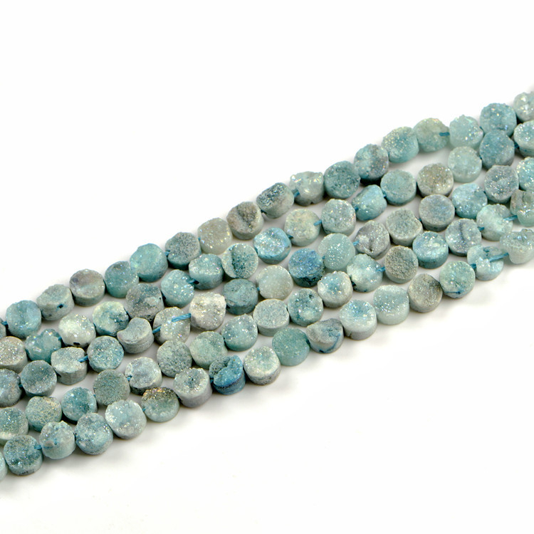 Crystal Flower apaļas dabas akmens pērlītes – brīvās pērlītes, zīmols XHYP