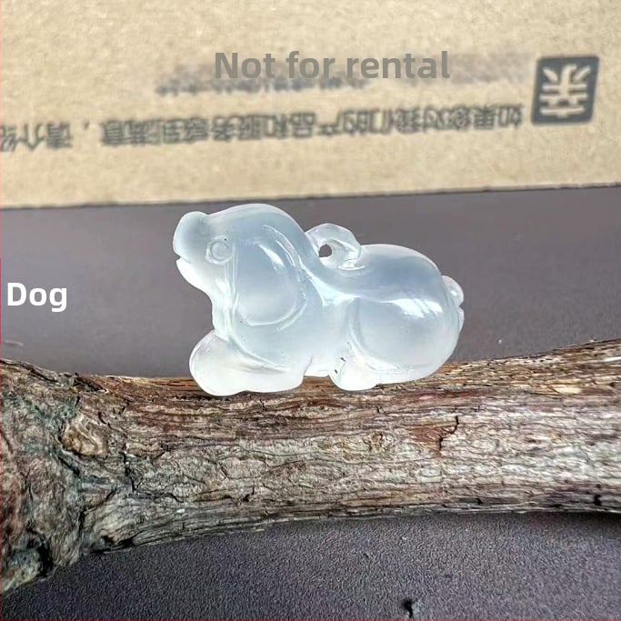 3D zodiako gyvūnai iš kalcedono – išgraviruoti ir poliruoti