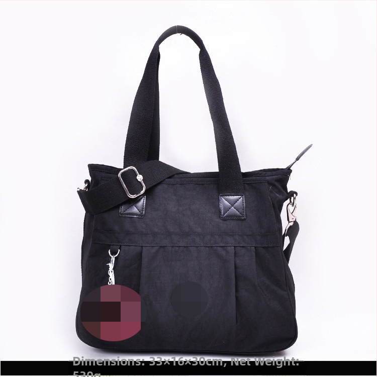 Õla kott crossbody – nailon, horisontaalne ruudu kuju, tõmblukukatte avamine, sisetaskud: tõmblukutasku, telefonitasku, ID-tasku, laminaat-tõmbluktasku, kaamera-tasku, vooder nailon