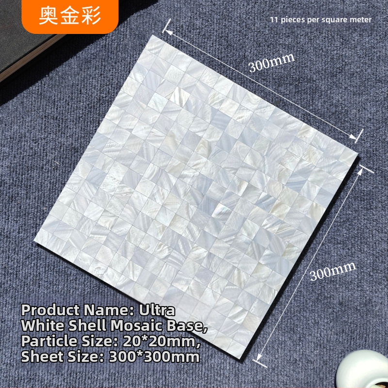 Čauru mozaīka ar pašlīmējošu iekšējai sienai — puzles raksts, ūdensnecaurlaidīgs, spīdīga virsma (Materiāls: Čaura; Modelis: Puzzle; Īpašais nolūks: Ūdensnecaurlaidīgs; Piemērojams: Iekšējā siena; Virsma: Spīdīga)