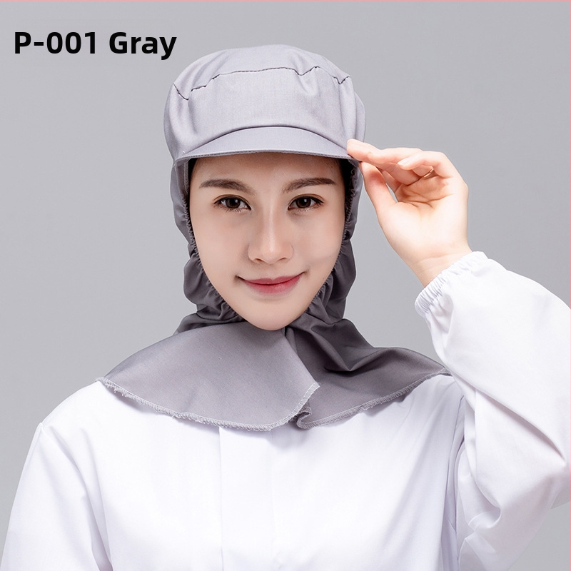 Unisex medvilninė puloverinė kepurė su gobtuvu ir trumpu kraštu, dulkių atsparumas maisto gamybai; logotipo pritaikymas