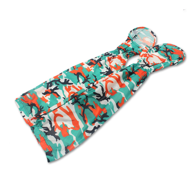 Ženski UV rukav za vanjske sportove - dugi rukav, kamuflažni uzorak, brzo suši, lagan UPF50+, poliester