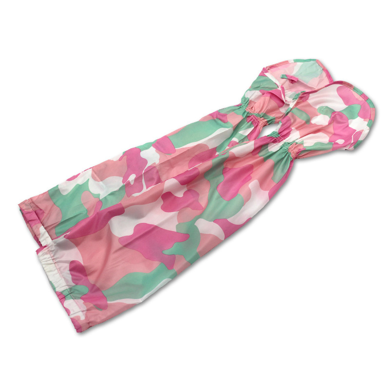 Ženski UV rukav za vanjske sportove - dugi rukav, kamuflažni uzorak, brzo suši, lagan UPF50+, poliester