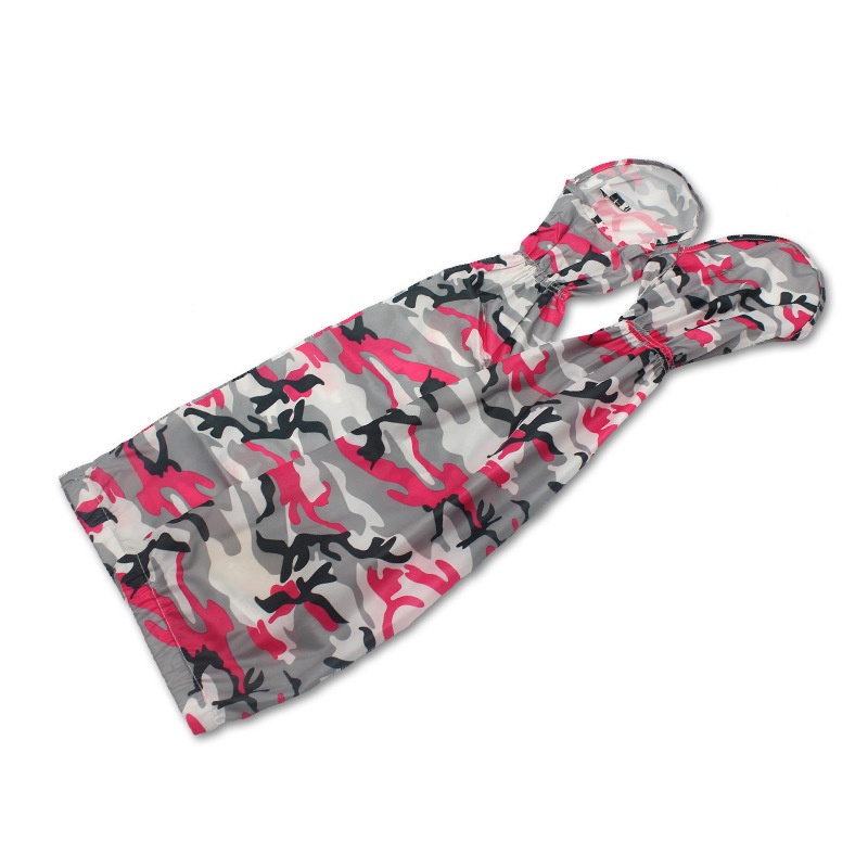 Ženski UV rukav za vanjske sportove - dugi rukav, kamuflažni uzorak, brzo suši, lagan UPF50+, poliester