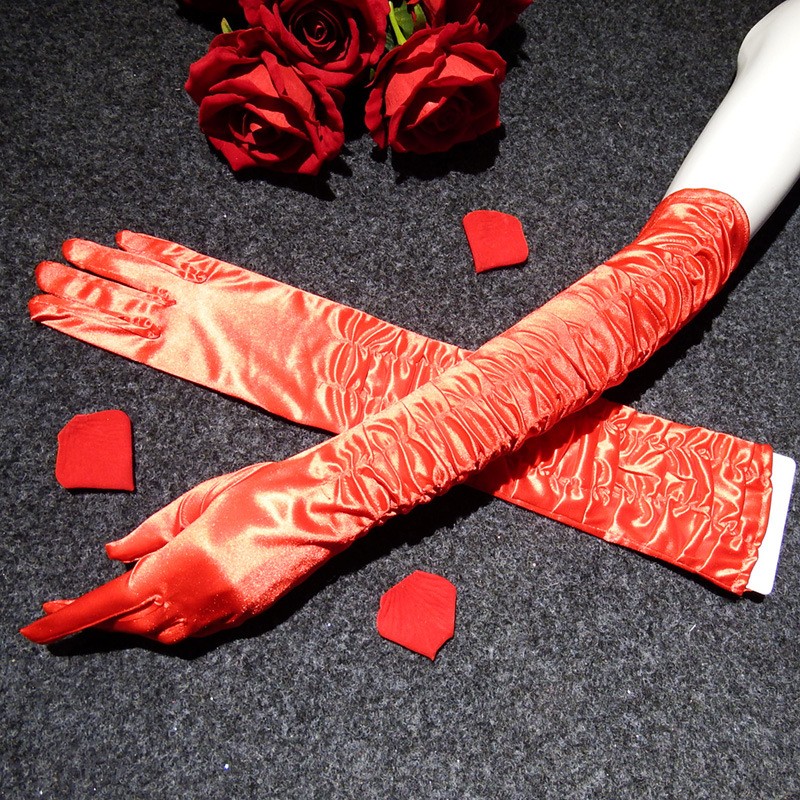 Vjenčane dugačke čipkaste rukavice za žene, dekorativne, za sve sezone, proljeće 2021