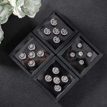 Muški gumbi od zliatine, etnički stil, geometrijski oblik, elektroplatiranje, proljeće 2025