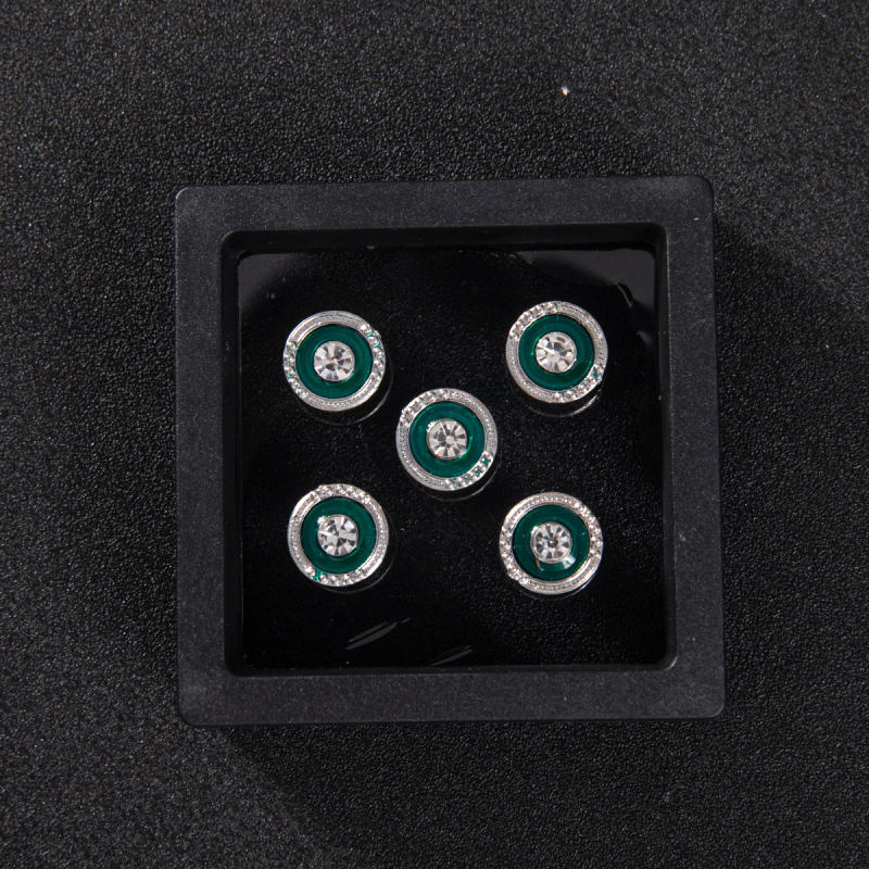 Muški gumbi od zliatine, etnički stil, geometrijski oblik, elektroplatiranje, proljeće 2025