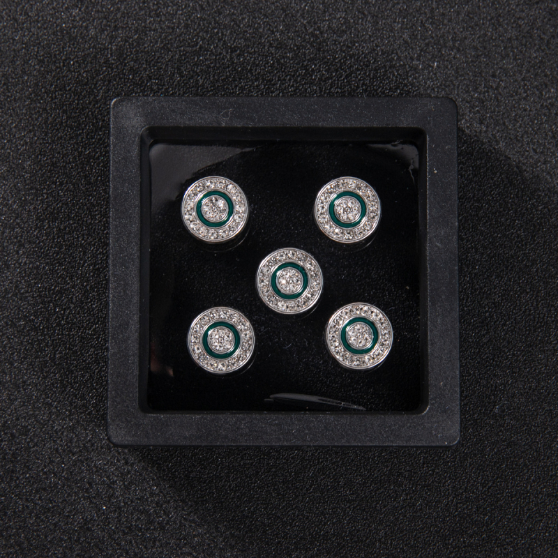 Muški gumbi od zliatine, etnički stil, geometrijski oblik, elektroplatiranje, proljeće 2025