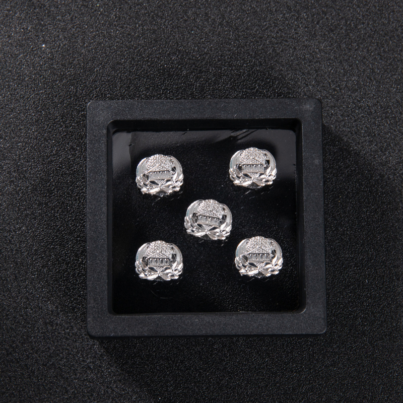 Muški gumbi od zliatine, etnički stil, geometrijski oblik, elektroplatiranje, proljeće 2025