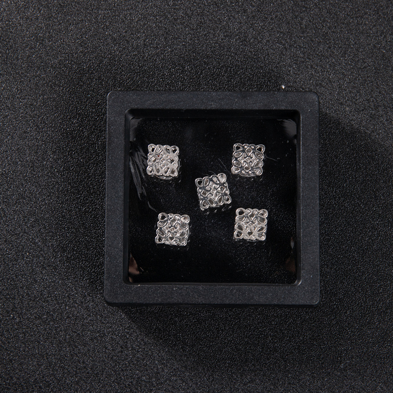 Muški gumbi od zliatine, etnički stil, geometrijski oblik, elektroplatiranje, proljeće 2025