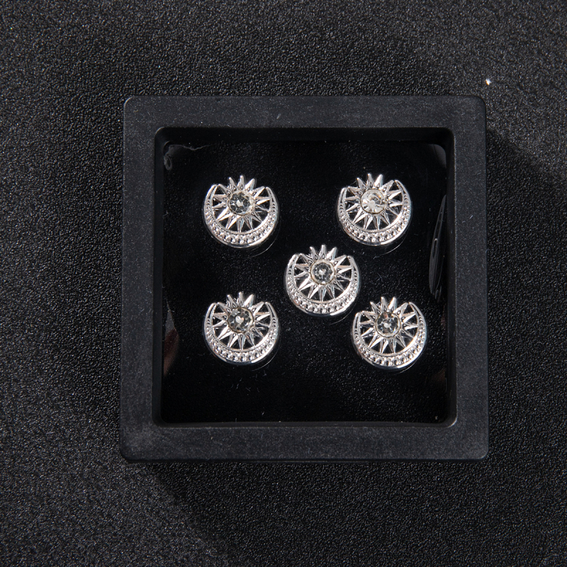 Muški gumbi od zliatine, etnički stil, geometrijski oblik, elektroplatiranje, proljeće 2025