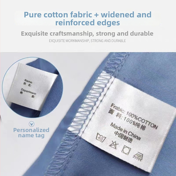 Operacinės patalpos kepurė suaugusiems, 100% medvilnė, karikatūrų raštas, kupolo formos viršus, plokščias kraštas, logotipo atspaudas, siūta