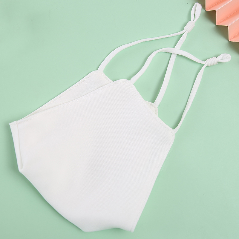 Mască de față din bumbac, lavabilă, cu logo imprimat, imprimare personalizabilă, design cu urechi atârnante (Material: Bumbac; Funcție: Protecție solară; Stil: cu urechi atârnătoare; Personalizare: Da)