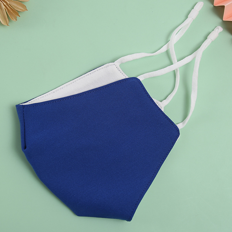 Mască de față din bumbac, lavabilă, cu logo imprimat, imprimare personalizabilă, design cu urechi atârnante (Material: Bumbac; Funcție: Protecție solară; Stil: cu urechi atârnătoare; Personalizare: Da)