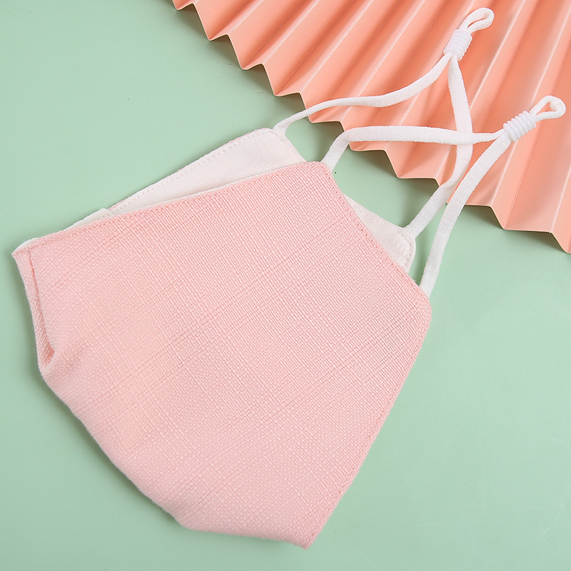 Mască de față din bumbac, lavabilă, cu logo imprimat, imprimare personalizabilă, design cu urechi atârnante (Material: Bumbac; Funcție: Protecție solară; Stil: cu urechi atârnătoare; Personalizare: Da)