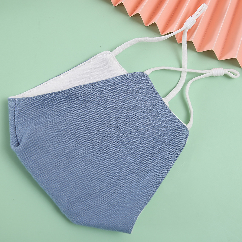 Mască de față din bumbac, lavabilă, cu logo imprimat, imprimare personalizabilă, design cu urechi atârnante (Material: Bumbac; Funcție: Protecție solară; Stil: cu urechi atârnătoare; Personalizare: Da)