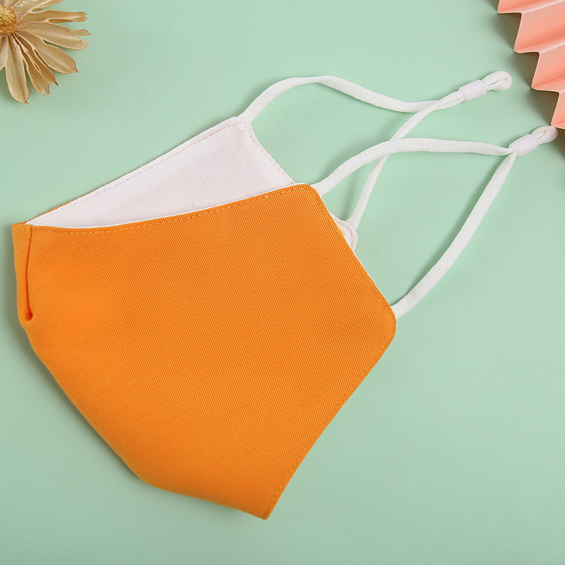 Mască de față din bumbac, lavabilă, cu logo imprimat, imprimare personalizabilă, design cu urechi atârnante (Material: Bumbac; Funcție: Protecție solară; Stil: cu urechi atârnătoare; Personalizare: Da)