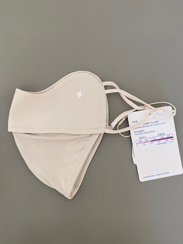 Masca de soare pentru față UPF50+, protecție UV, respirabilă, rezistentă la vânt, material Ice Silk poliester