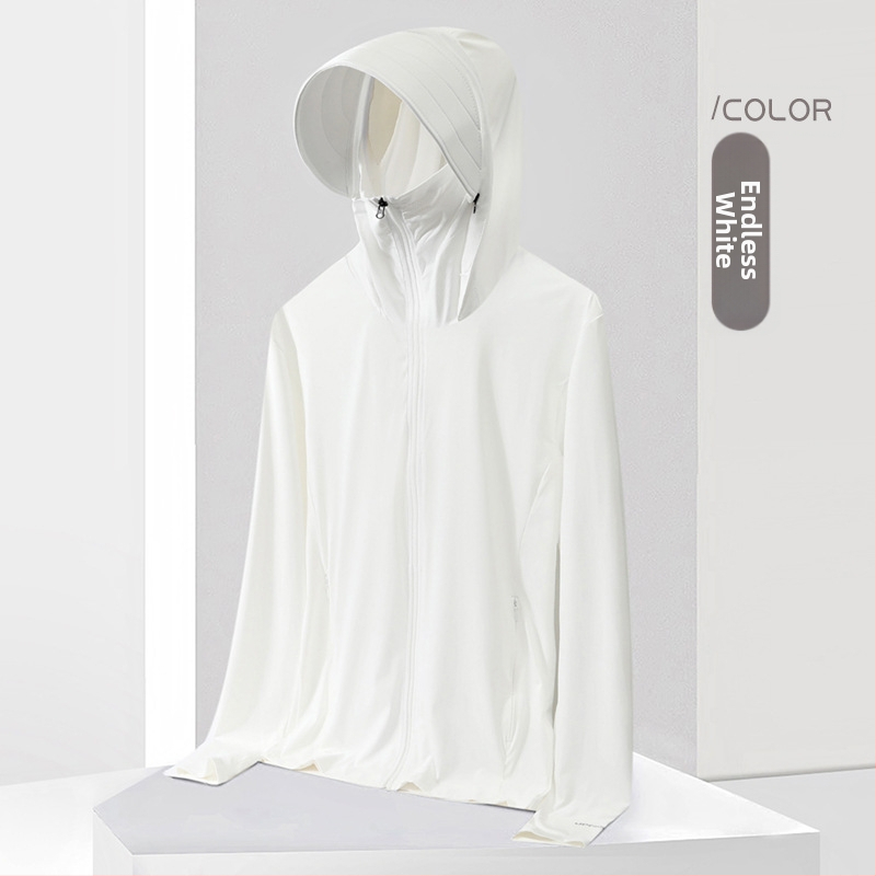 Kapu UV aizsardzības T-krekls UPF50+, Ice Silk ātri žūstošs, elpojošs, 87% neilons / 13% spandeks, universāls vasaras āra tops