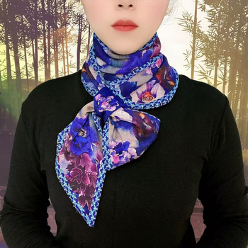 Дълъг шал за шията от полиестерно влакно, warp плетение, топъл за зимата, етно стил