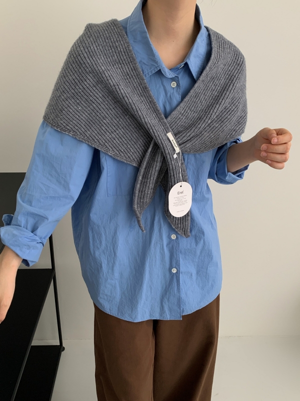 Trokutasti pleteni šal – pokrivač za glavu i tijelo, jesen, warp-knit vunena tkanina