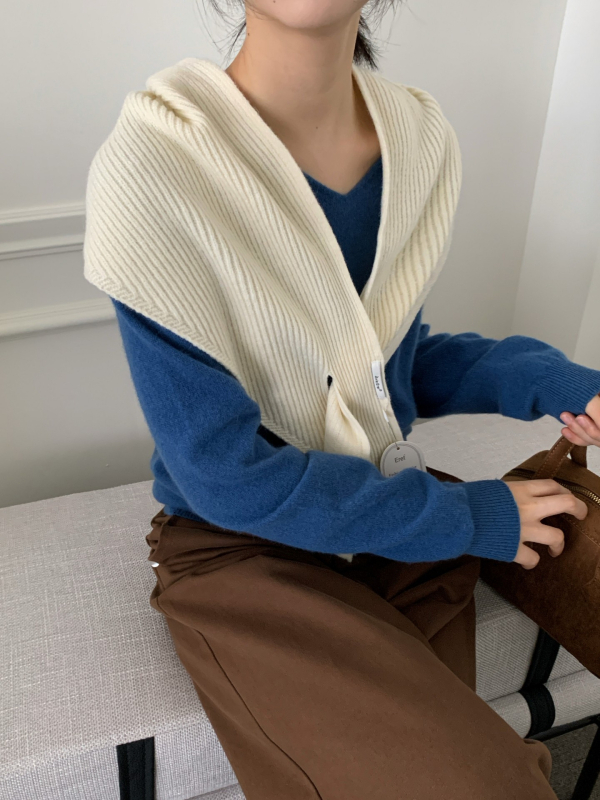 Trokutasti pleteni šal – pokrivač za glavu i tijelo, jesen, warp-knit vunena tkanina
