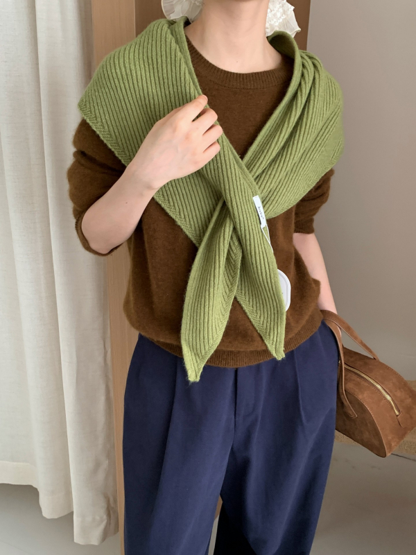 Trokutasti pleteni šal – pokrivač za glavu i tijelo, jesen, warp-knit vunena tkanina