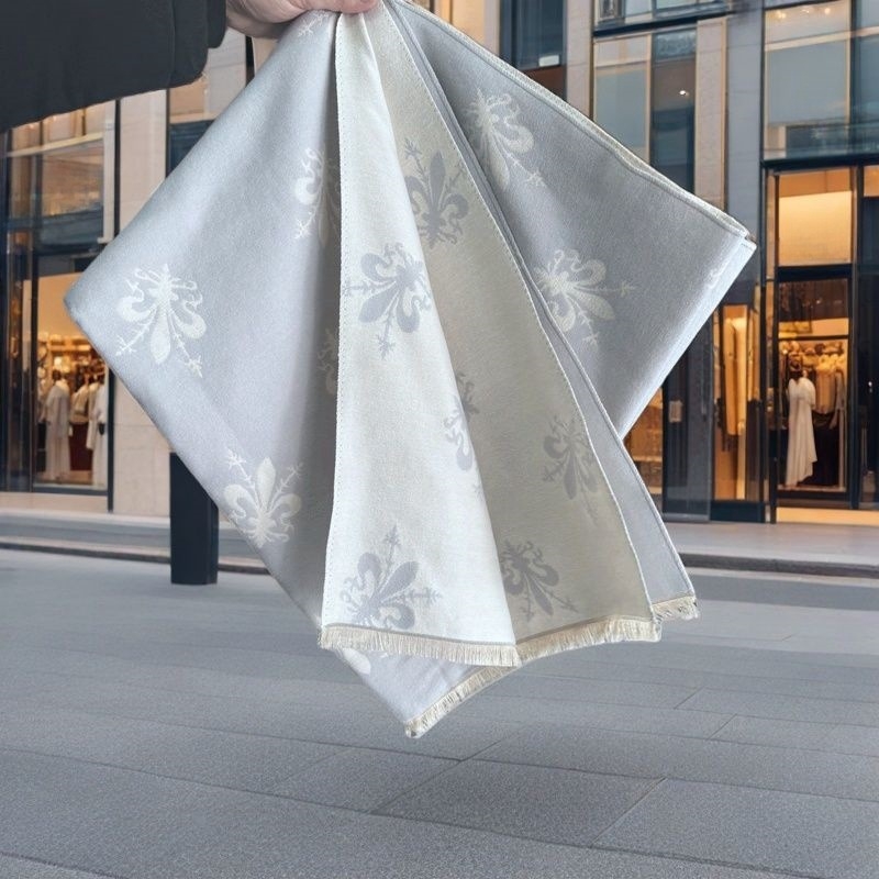 Шал от полиестерно влакно, плетен, топъл за зимата