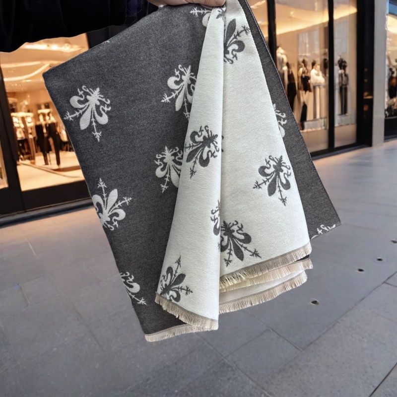 Шал от полиестерно влакно, плетен, топъл за зимата