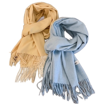 Ženski šal u korejskom stilu, pleteni warp-knit, poliestersko vlakno, zadržava toplinu tijekom zime