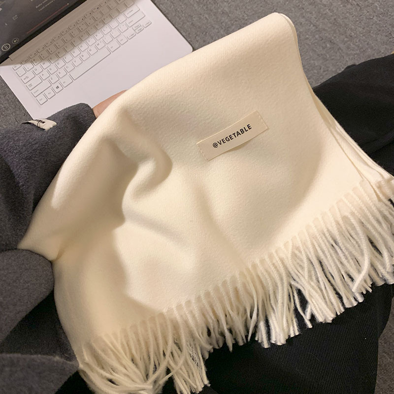 Ženski šal u korejskom stilu, pleteni warp-knit, poliestersko vlakno, zadržava toplinu tijekom zime