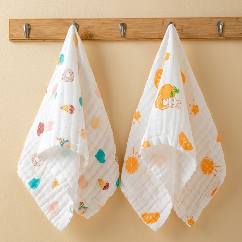 Arc törölköző tiszta gyapotból, géz szerkezetű, 100D szál, nyomtatott gyártási folyamat, újrahasználható